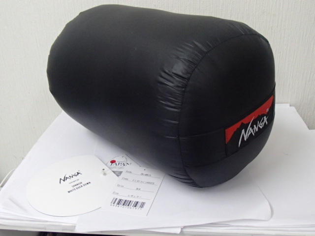 44115【未使用】NANGA ナンガ ゼビオ ダウンバッグ 600STD ブラック