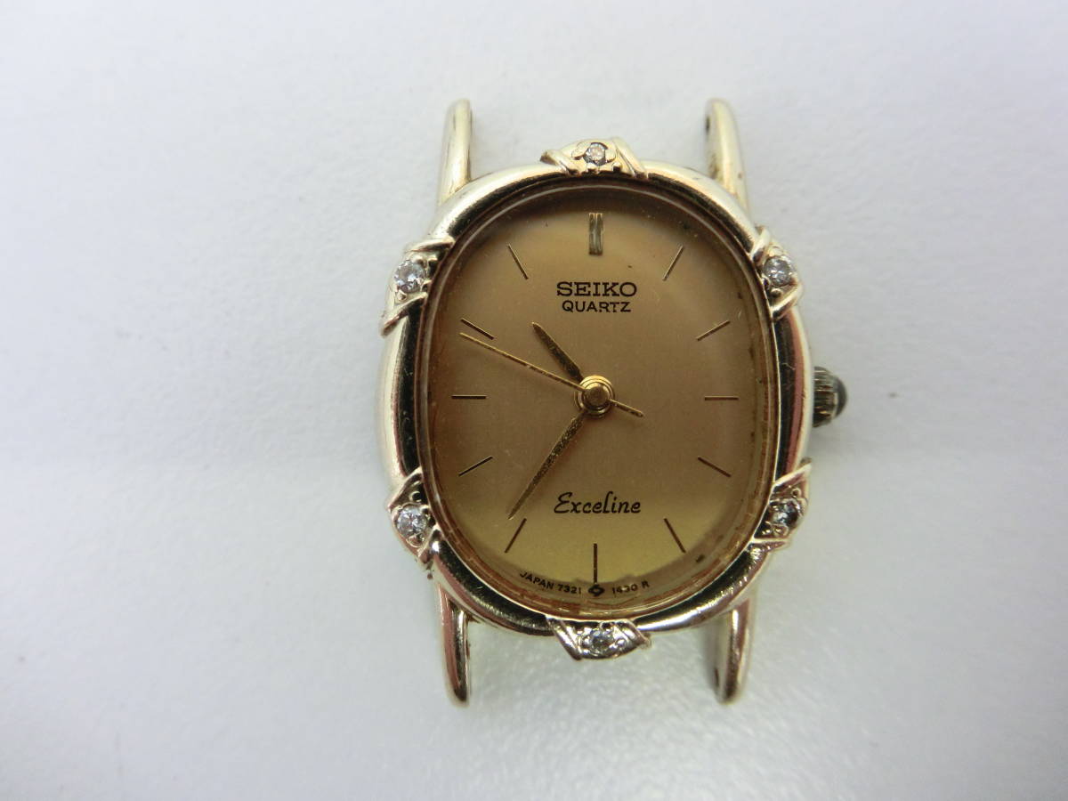 H0401-193 5424 腕時計 セイコー SEIKO 7321-5880 10KT 6Pダイヤ エクセリーヌ Exceline レディース  クオーツ product details | Proxy bidding and ordering service for auctions and  shopping within Japan and the United States - Get