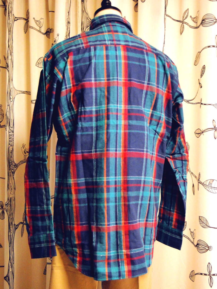 80's ウール リッチ Woolrich スーパーフランネルシャツ Made in U.S.A, Flannel Shirt デッドストック 送料込_画像2