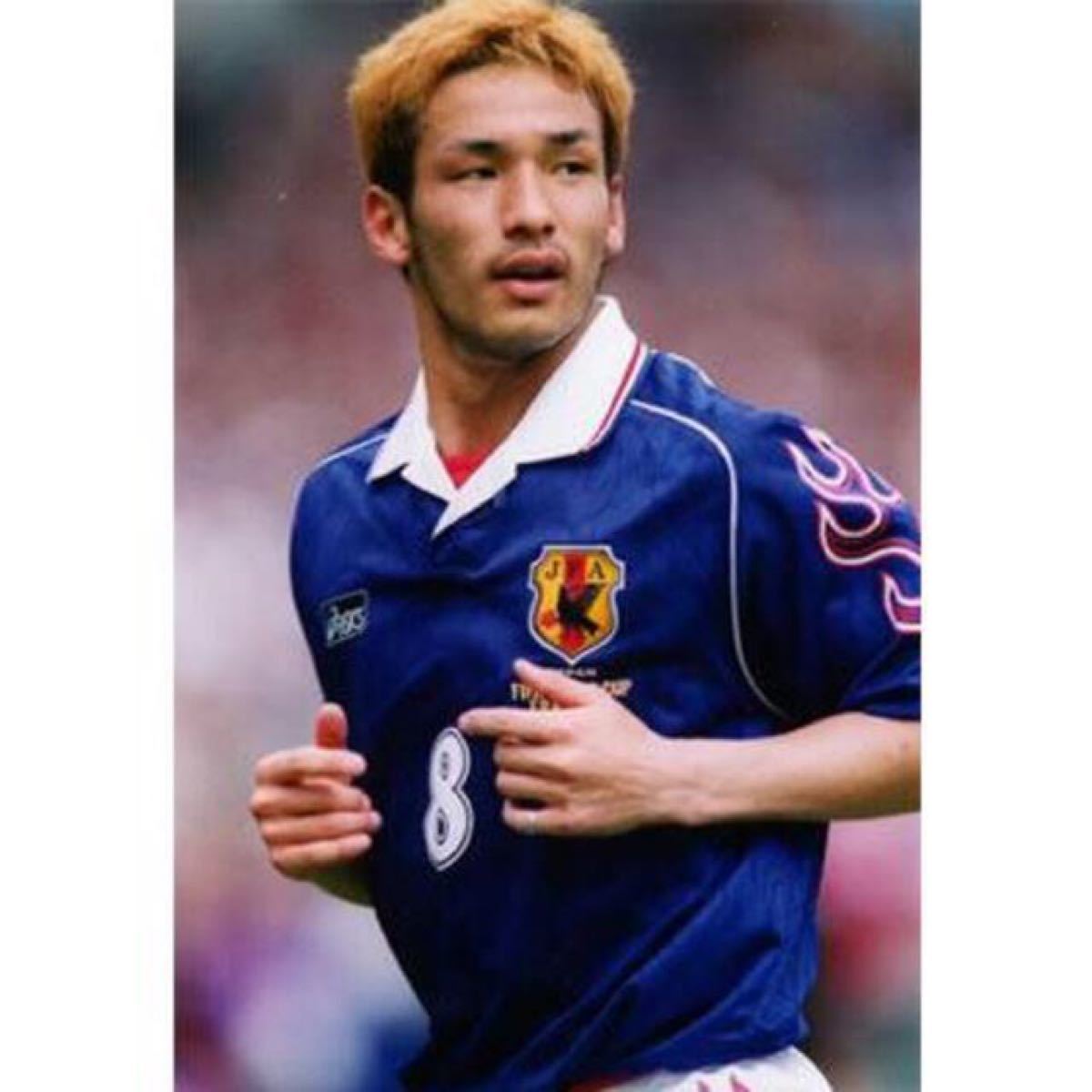 格安2023】 ヤフオク! 1998年 サッカー 日本代表 8番 中田英寿選手 ホ...