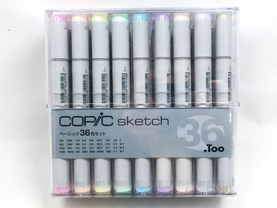 コピック スケッチ ベーシック 36色セット COPIC Sketch コピック