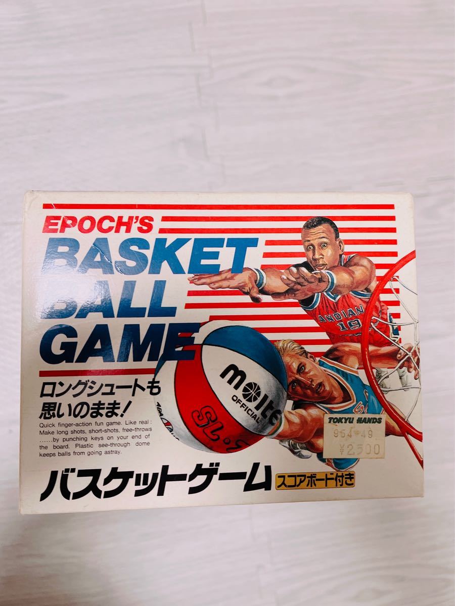 【昭和レトロ】エポック社　バツケットボールゲーム　スコアボード付き