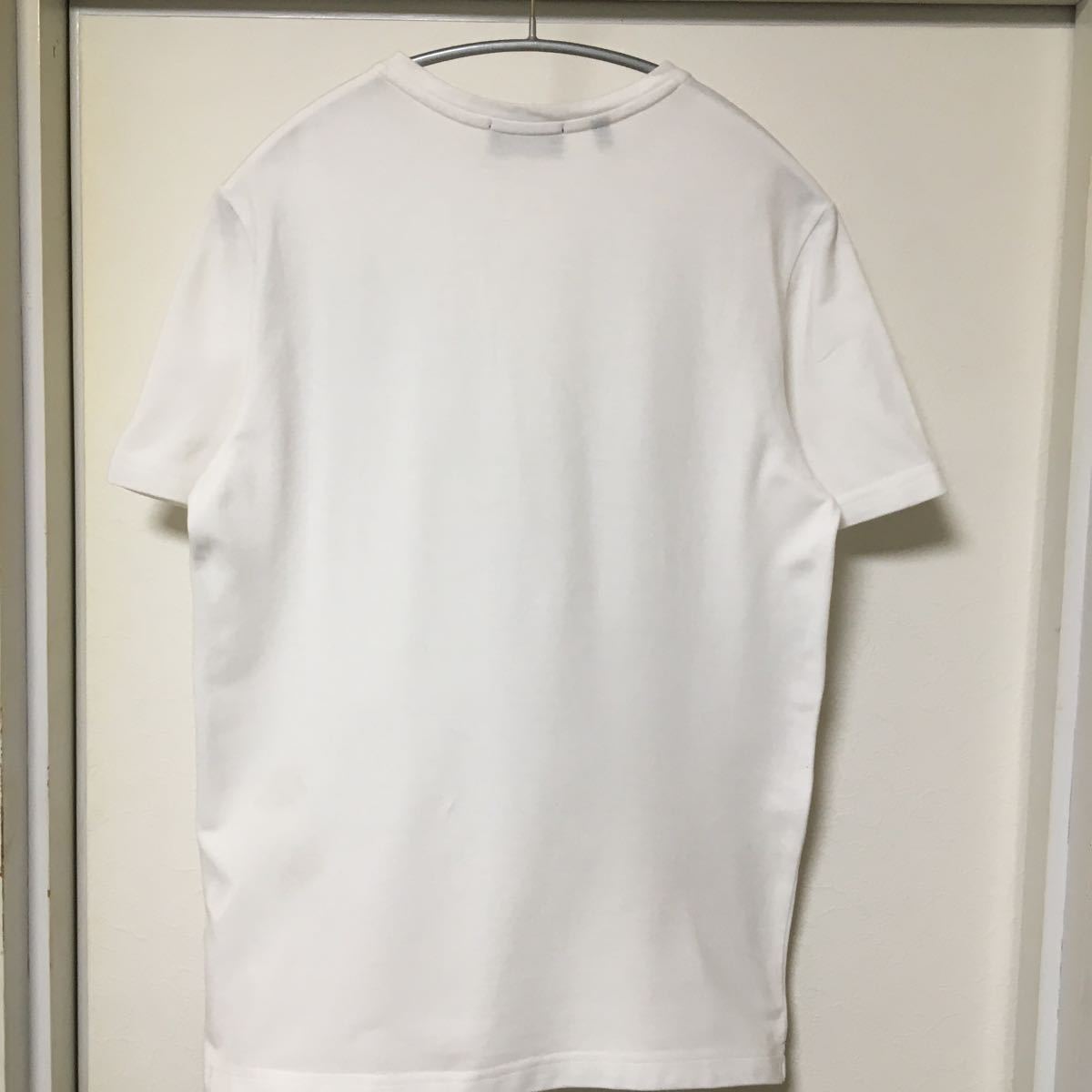 *[ популярный ]nano*universe nano * Universe / GUY ROVER/ специальный заказ kanoko застежка с планкой футболка WHITE S size