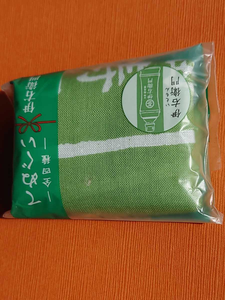 即決！未使用経年品 サントリー 伊右衛門 てぬぐい 柄:伊右衛門 2012年 ペットボトルのオマケ 未開封のまま出品！_画像4