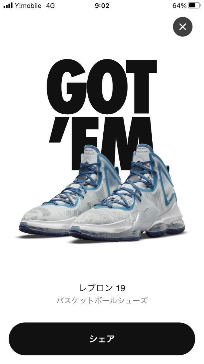 Nike Lebron 19 White and Dutch Blue、Strive For Greatness" Tシャツ