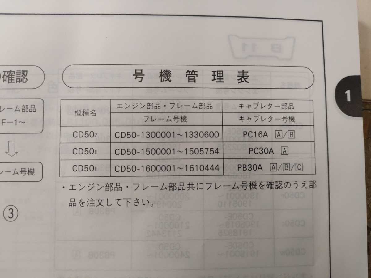 CD50サービスマニュアル＆パーツリスト_画像4