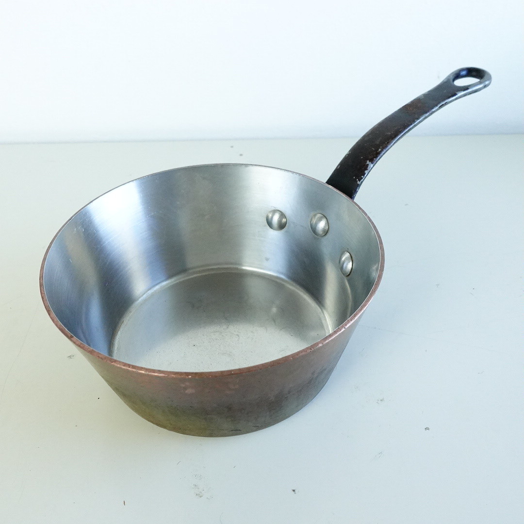 フランス製 Mauviel 銅製 ソトーズ 16cm 鉄鋳物ハンドル / ソースパン