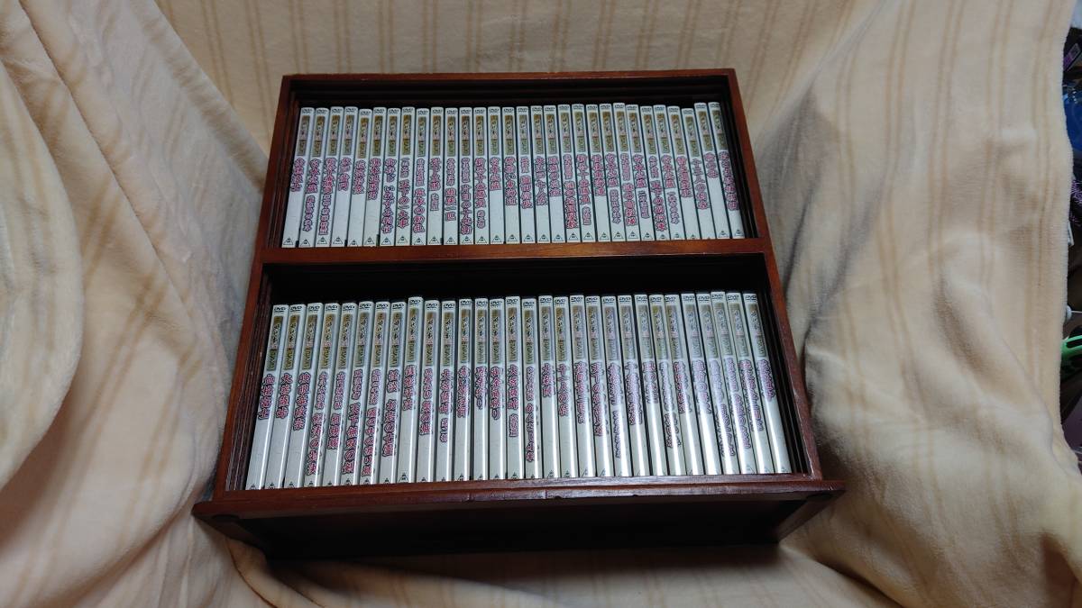 東映時代劇傑作DVDコレクション 全60巻セット 木製キャビネット付き