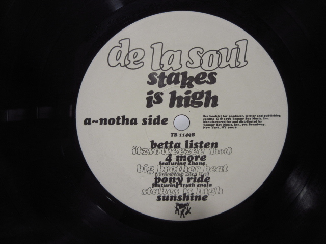USオリジナル盤 De La Is Soul – Stakes High   通販
