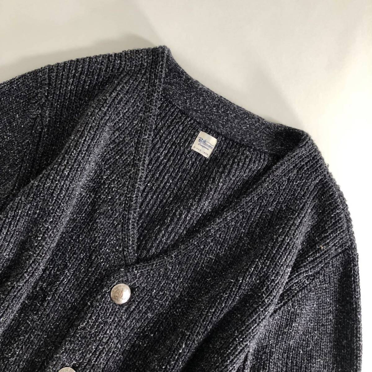 27b20《美品》 Ron Herman ロンハーマン ヴィンテージコンチョ釦 厚手