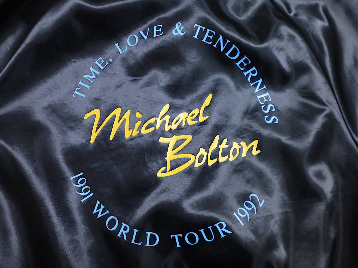 90s Michael болт n Tour жакет USA производства / 90 годы 1991-1992 Michael Bolton Time, Love & Tenderness куртка America производства 