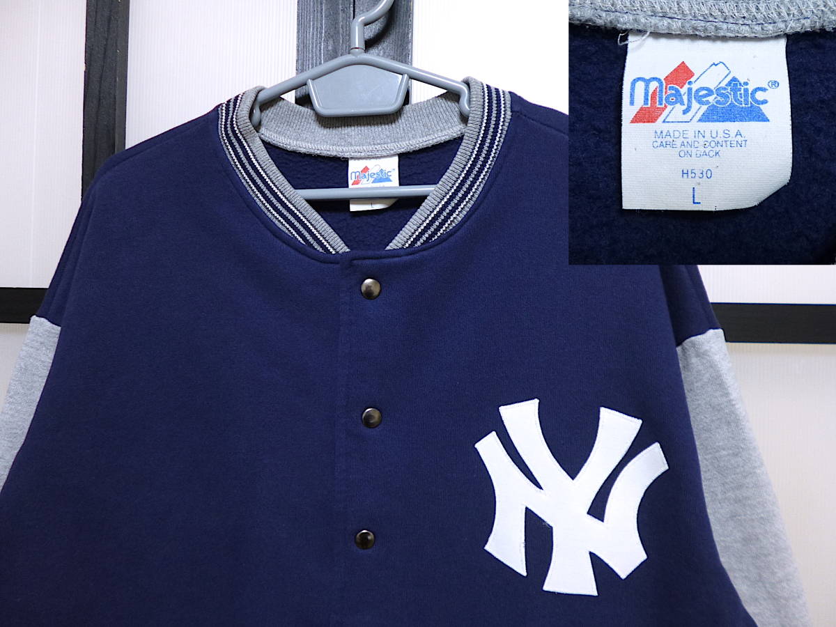 気質アップ 90s US古着 マジェスティック製 アメリカ製 Yankees York