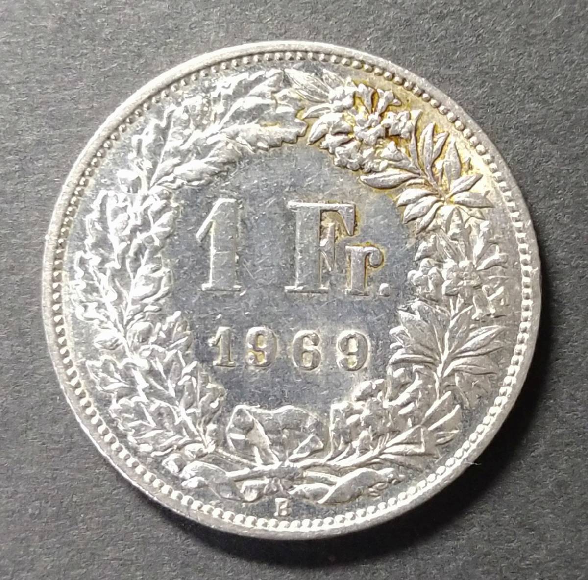 スイス・１フラン硬貨（１枚）_画像3