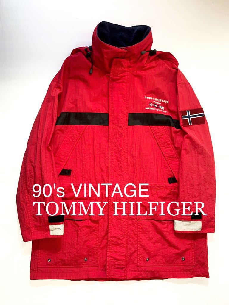 名作 90's ビンテージ TOMMY HILFIGER ALPINE ナイロンジャケット M