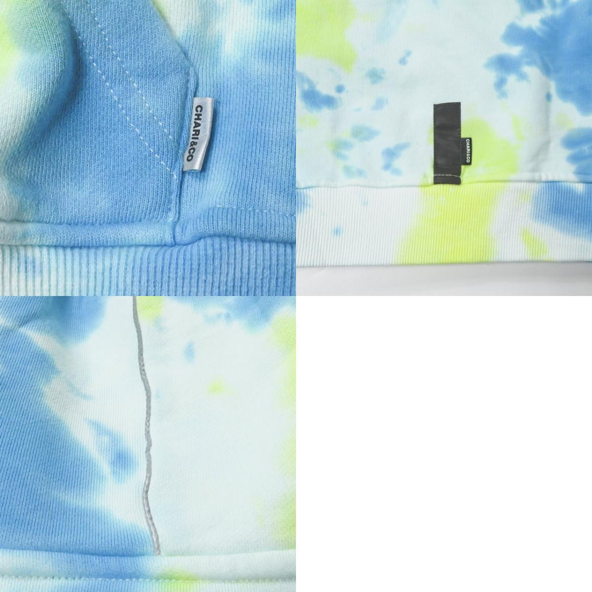 CHARI&CO x Ray BEAMS tea Lien doko- Ray Beams 20SS TIE DYE ZIP UP HOODIE Thai large Zip up f-ti- Parker lc30597