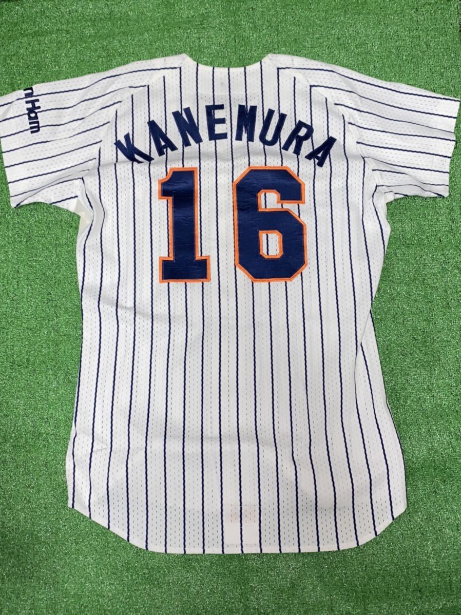 日本ハムファイターズ 16 金村暁 1998シーズン 実使用 ホーム用 日本ハムファイターズ 16 金村暁 1998シーズン 実使用 ホーム用
