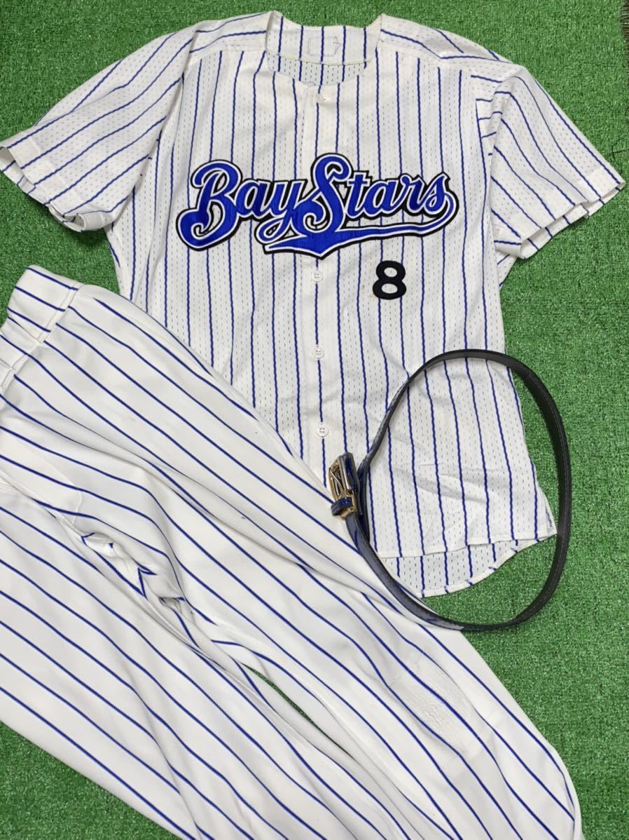 横浜ベイスターズ 8 相川亮二 2004シーズン 実使用 ユニフォーム 横浜ベイスターズ 8 相川亮二 2004シーズン 実使用 ユニフォーム