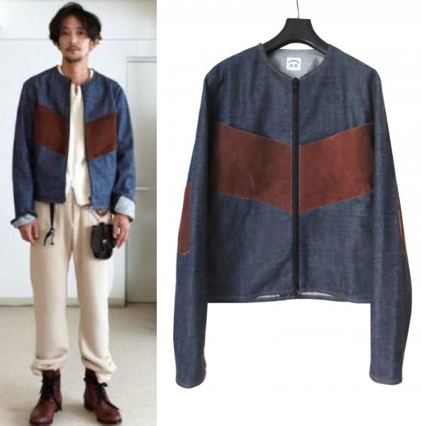 SUNSEA Denim Suede Blouson デニムスエードブルゾン Yahoo!オークション - 定価5.9万 SUNSEA サンシー DENIM SUEDE