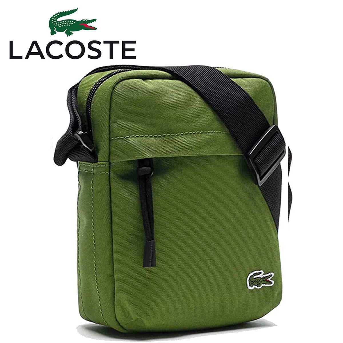 LACOSTE ラコステ NH2102 バッグ ミリタリー グリーン 緑 斜 LACOSTE ラコステ NH2102 バッグ ミリタリー グリーン 緑 斜