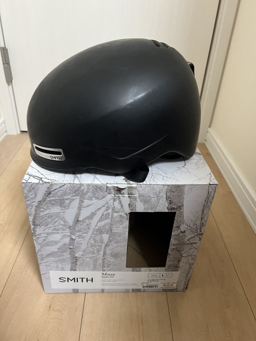 SMITH Maze アジアンフィット Matte Black Lサイズ スミス