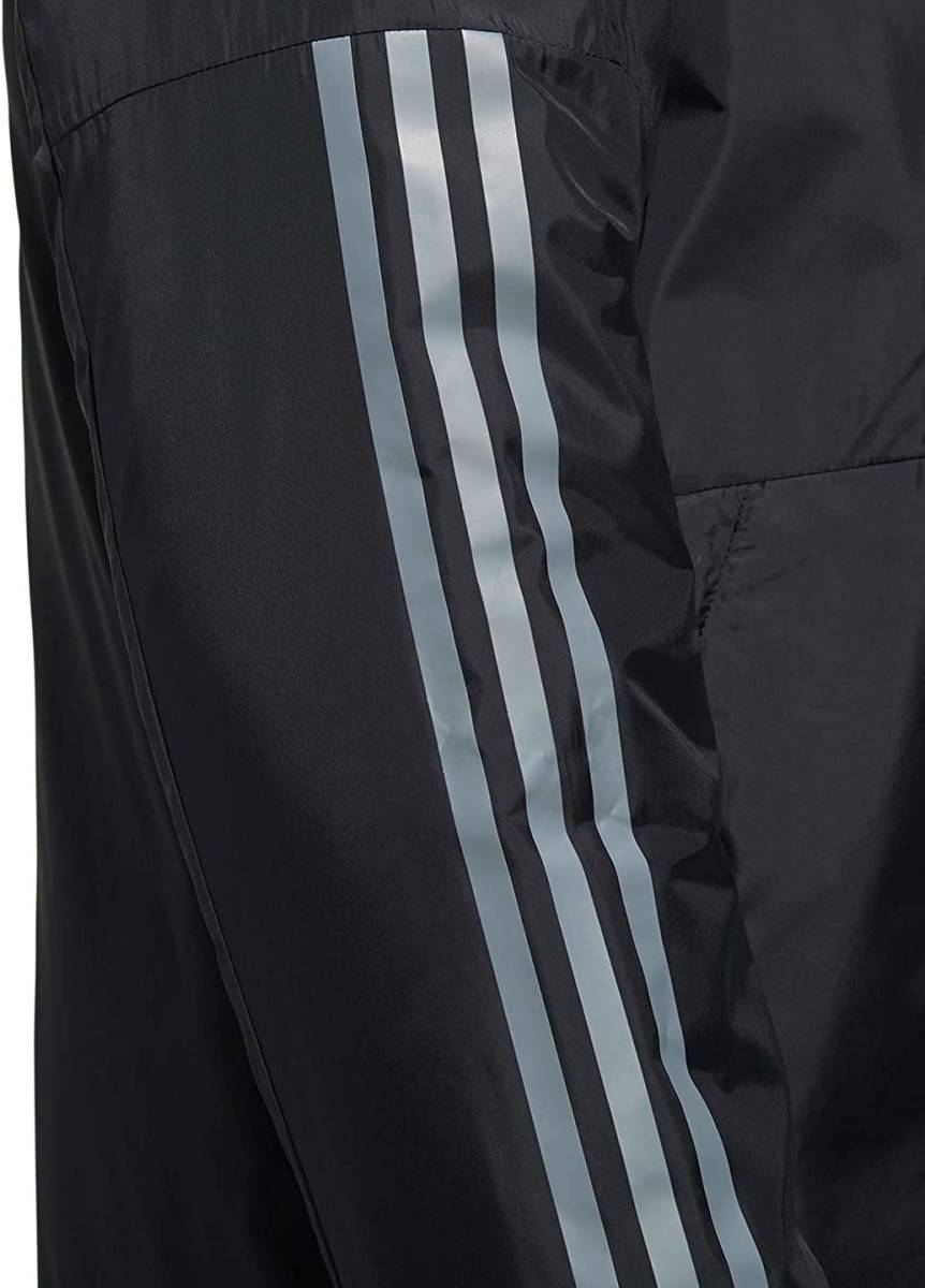 [ с биркой ]adidas Adidas * с хлопком длинное пальто *GDT81*15,400 иен. товар [O размер ] чёрный 