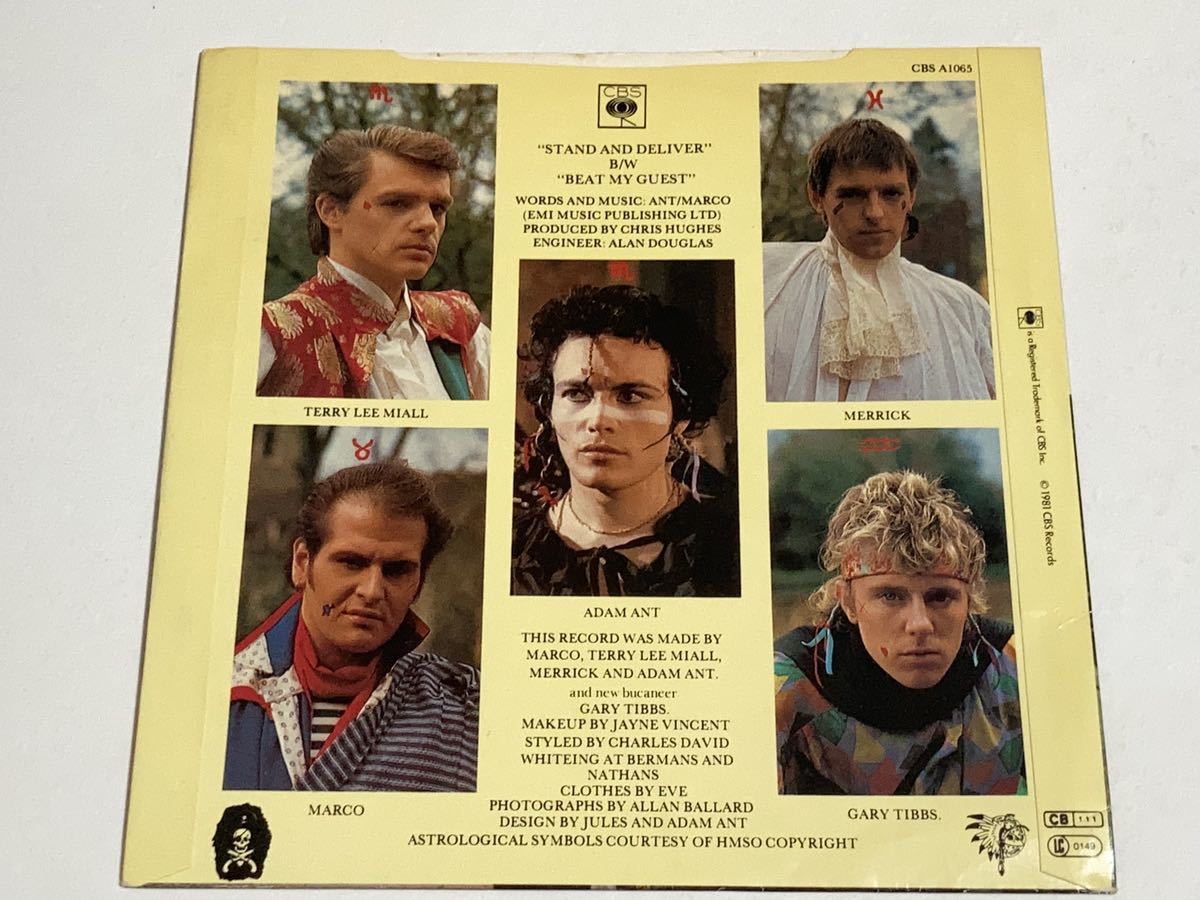 アダム ジ アンツ Ep シングルレコード６ 輸入盤 Standanddeliver Beatmyguest Adam The Ants アダム アントadam Ant A 売買されたオークション情報 Yahooの商品情報をアーカイブ公開 オークファン Aucfan Com