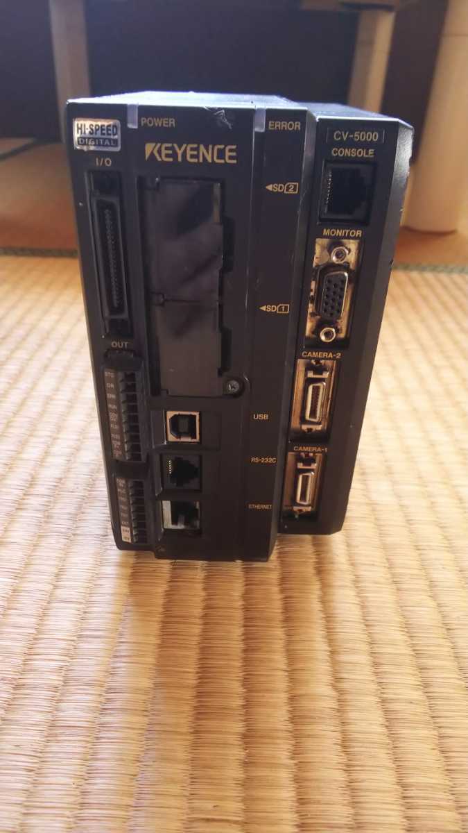 送料無料】キーエンス デジタルマルチ画像コントローラ CV-5000 通電