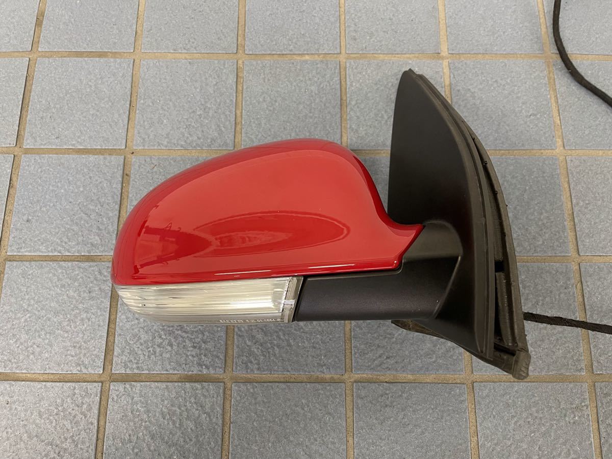 (20 year )( Golf 5)( door mirror )H20 year Golf 5 type ABA-1KBLP original door mirror right red operation verification settled * Volkswagen speciality shop 