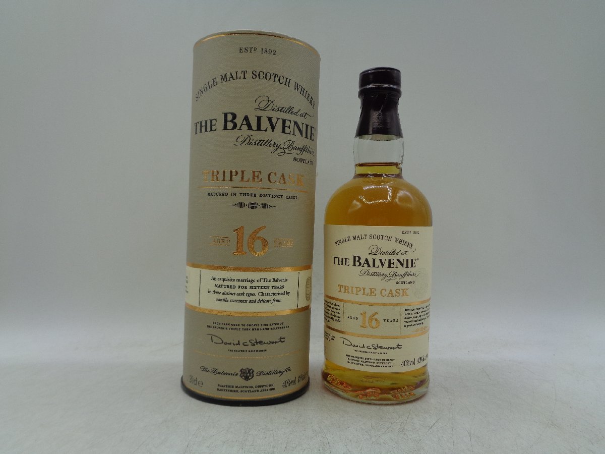 BALVENIE 16y TRIPLE CASK 16年 トリプルカスク 40% equaljustice.wy.gov