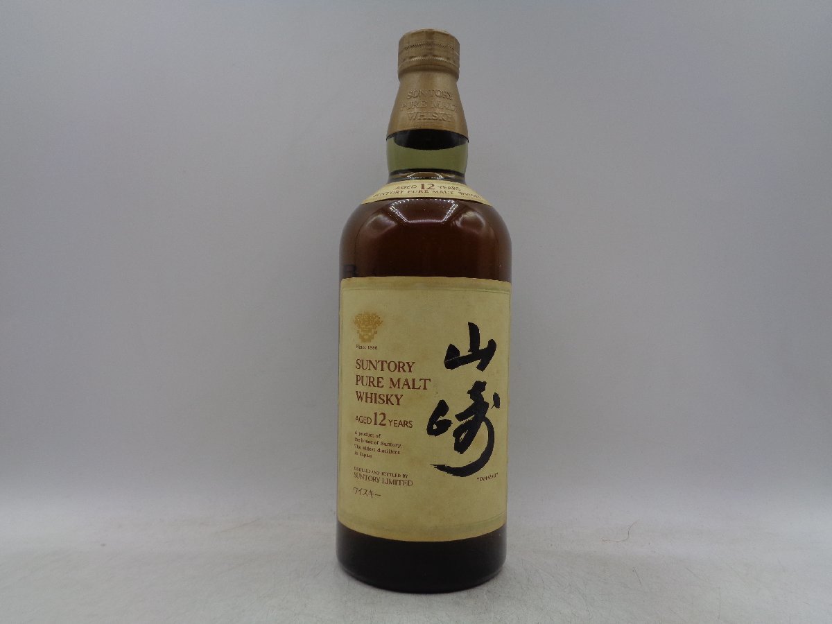 SUNTORY PURE MALT WHISKY サントリー ピュアモルト ウイスキー 山崎