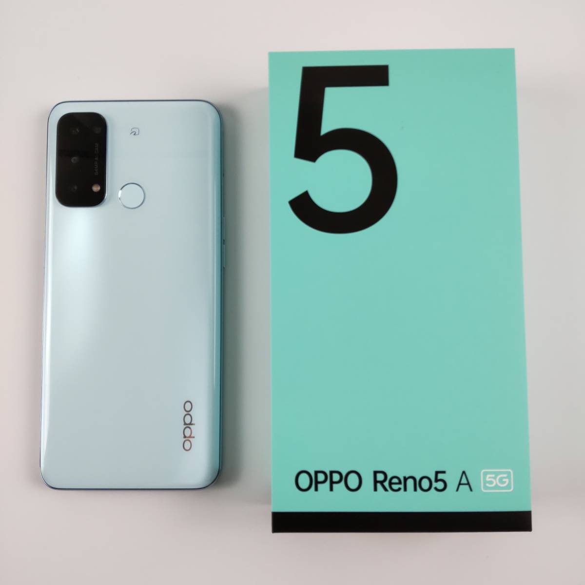 OPPO Reno5 A アイスブルー ワイモバイル版 新品未使用 Hinshitsu 