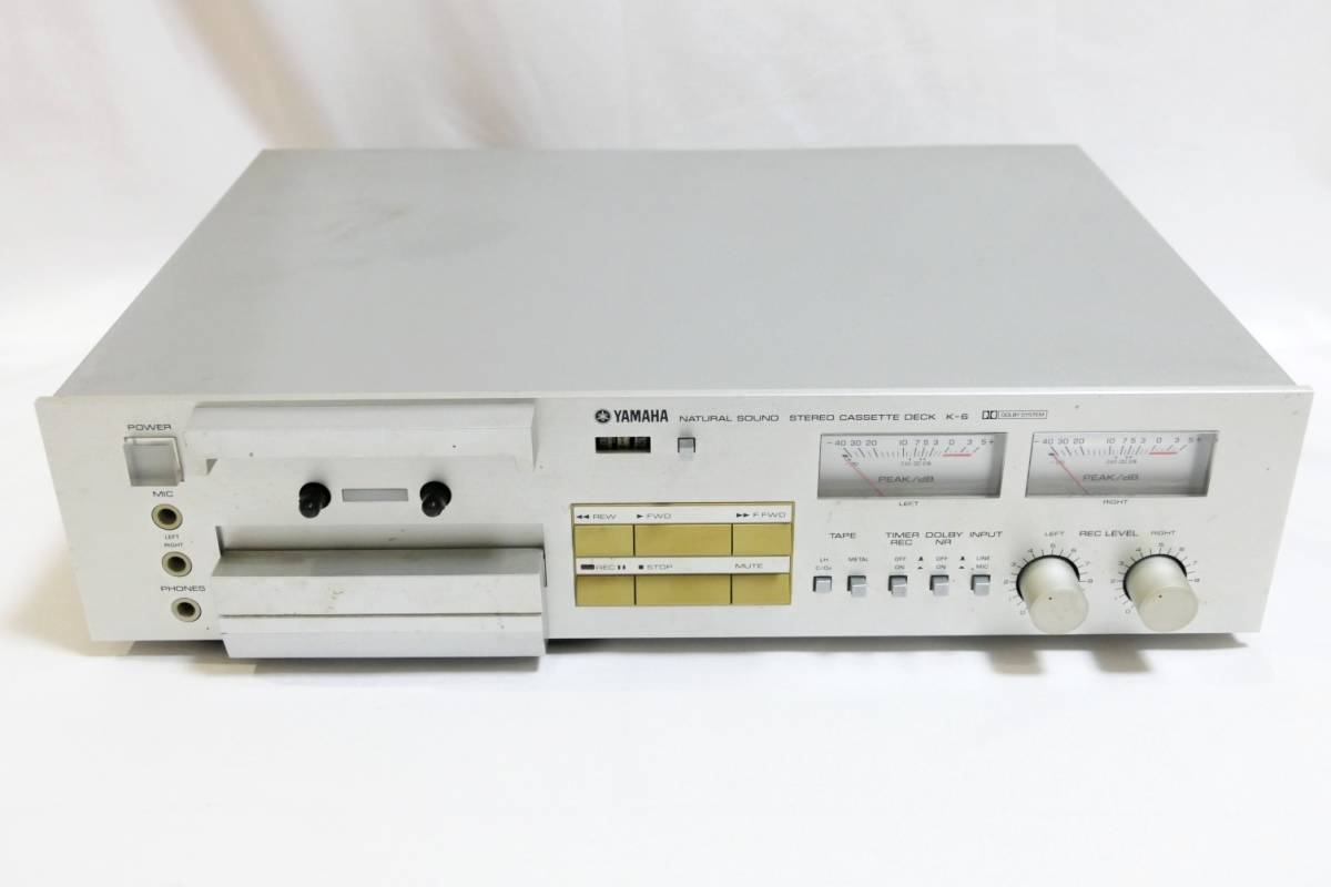 人気SALE定番 ヤフオク! - YAMAHA K-6 カセットテープデッキ ジャンク
