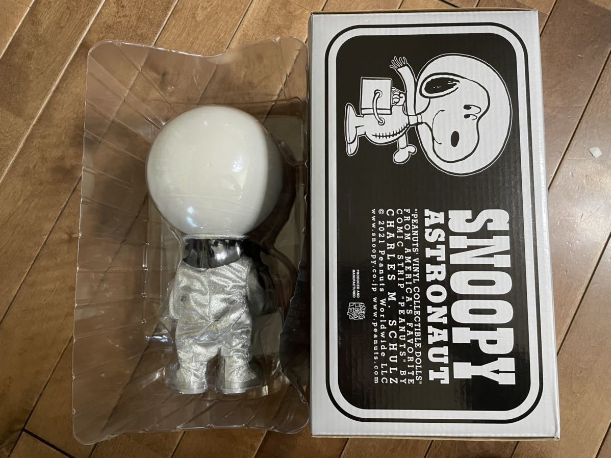 MEDICOM TOY VCD SNOOPY ASTRONAUT VINTAGE SILVER Ver. スヌーピー メディコムトイ アストロノーツ ソフビ ビンテージ peanuts ピーナッツ_画像2