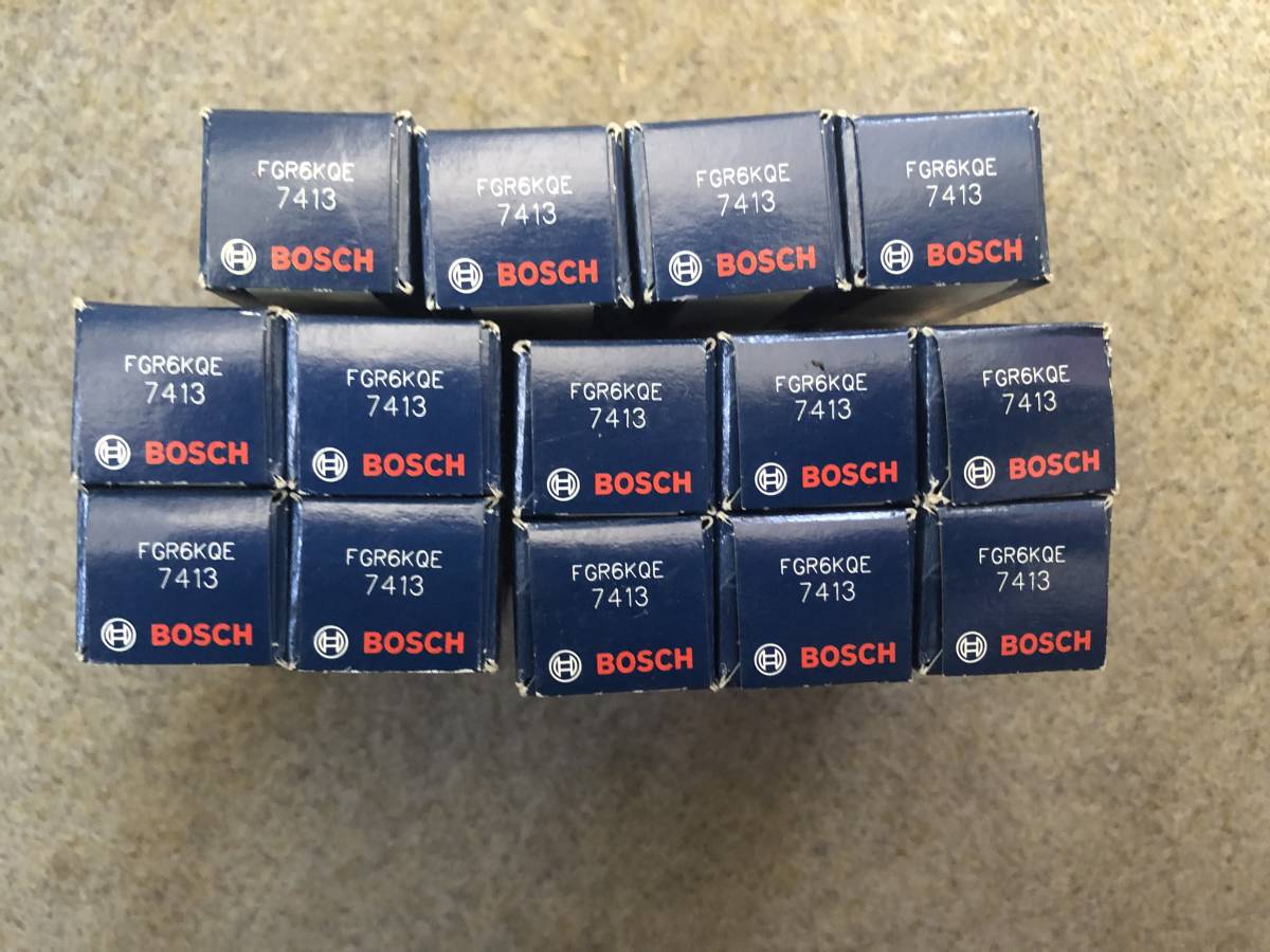 【処分品】BOSCH アウディ/ポルシェ スパークプラグ FGR6KQE A6,S6/4BANKF A8,S8/4DAYS ボクスター,986 911,996/3.4 カイエン/4.5 14本_画像1