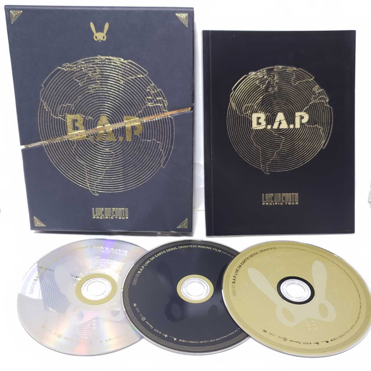 【即決価格!!】【送料無料!!】B.A.P★LIVE ON EARTH PACIFIC TOUR DVD★日本盤 超豪華パッケージ DVD3枚組★美品_画像1