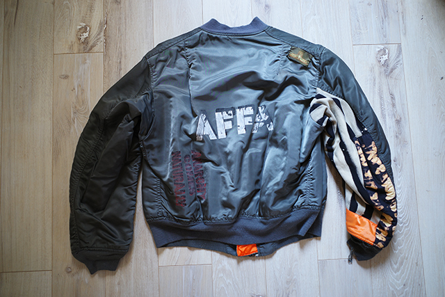 Dettagli dell'articolo 93年初期AFFA MA-1 オリーブ/UNDER Dettagli dell'articolo 93年初期AFFA MA-1 オリーブ/UNDER