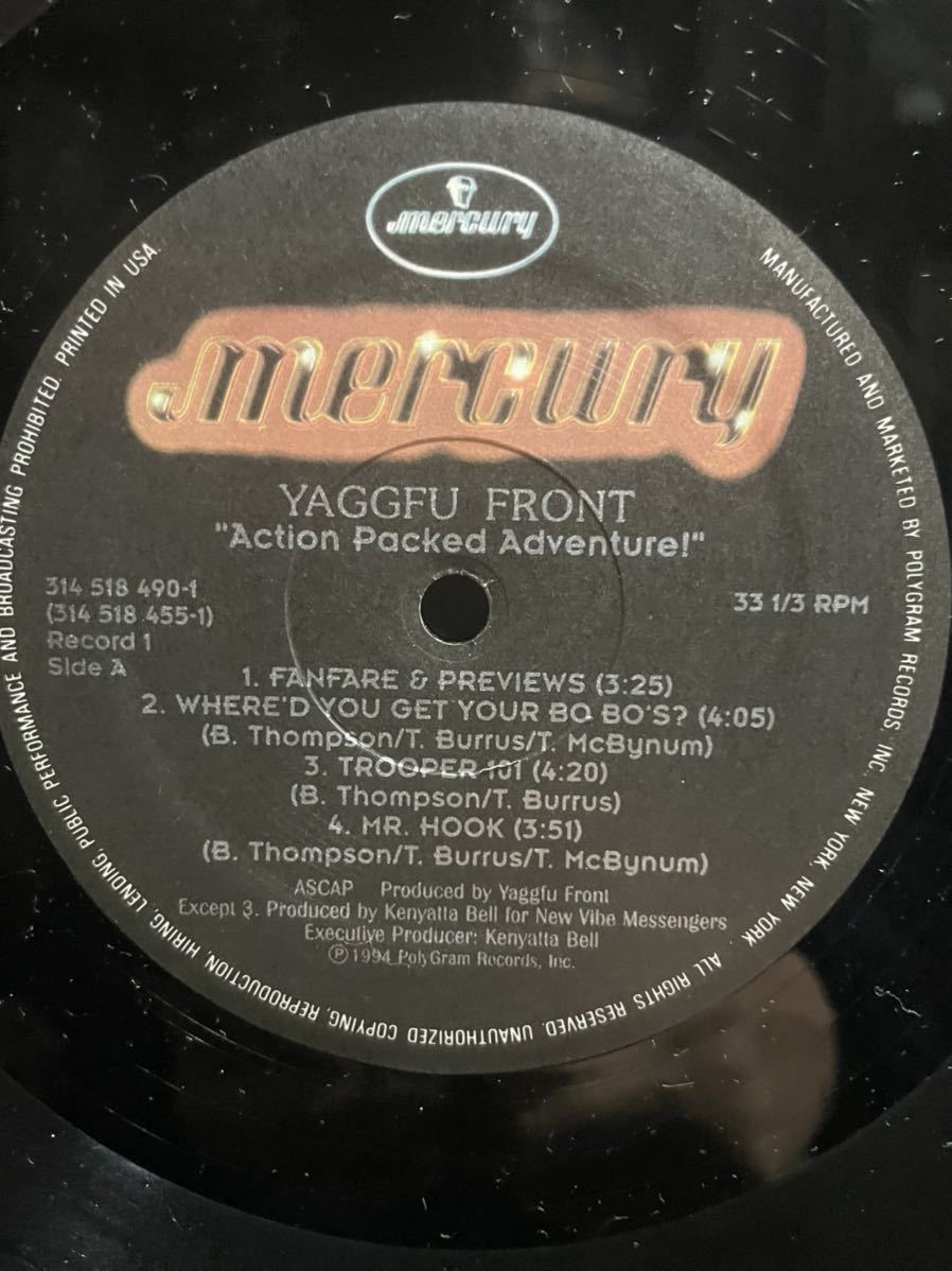 入荷予定商品 USPROMOオリジナル2LP! Yaggfu Front Action Packed Adventure! 入荷予定商品 USPROMOオリジナル2LP! Yaggfu Front Action Packed Adventure!