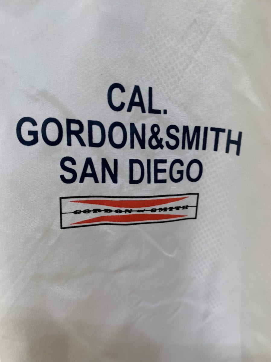 GORDON＆SMITH　ナイロン　ジャケット　白/ホワイト 　Lサイズ　San　Diego　ビッグロゴ　G580_画像6