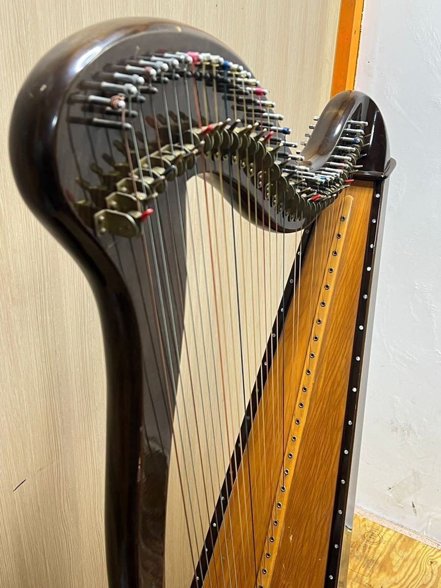 ■ 青山ハープ AOYAMA 34弦 130B Yahoo!オークション - 青山ハープ AOYAMA HARP 130B 34音