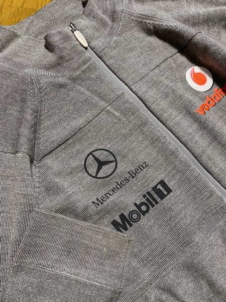  прекрасный товар *[VODAFONE McLAREN MERCEDES] предприятие дизайн логотипа ano подставка вязаный жакет M Benz McLAREN Vodafone 