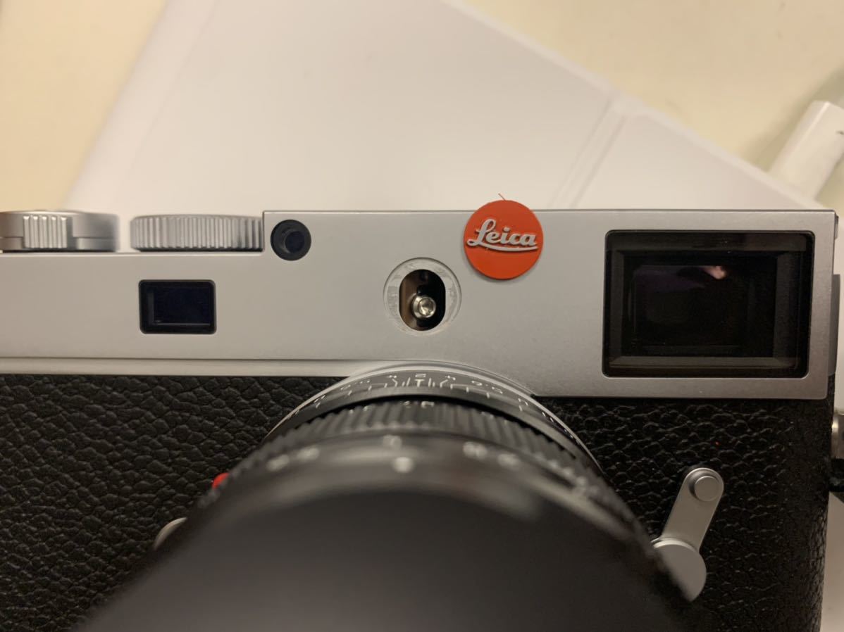 【在庫少】Leica ライカ ロゴ バッジ バッヂ ブラック ペイント ドット M6 M7 M8 M9 M10 M11