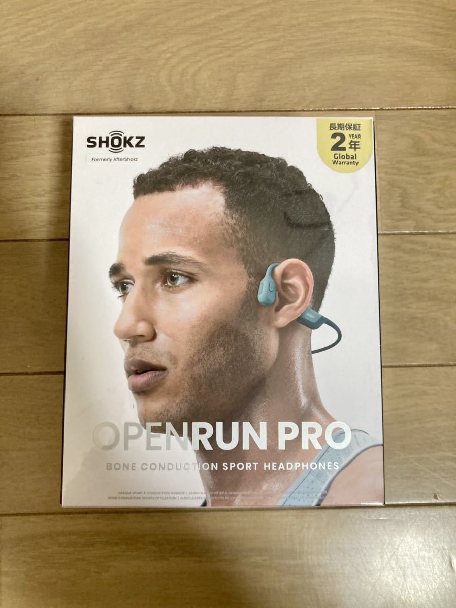 安い在庫あ】 Shokz 骨伝導イヤホン OpenRun Pro Blue SKZ-EP-0… keusB