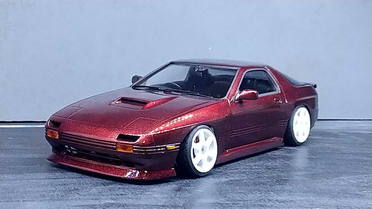 ヒデプリフジミMazda RX-7 FC3S ドリフト1/24 完成品 Yahoo!オークション - フジミ 1/24 マツダ RX7 FC3S 素人完成品