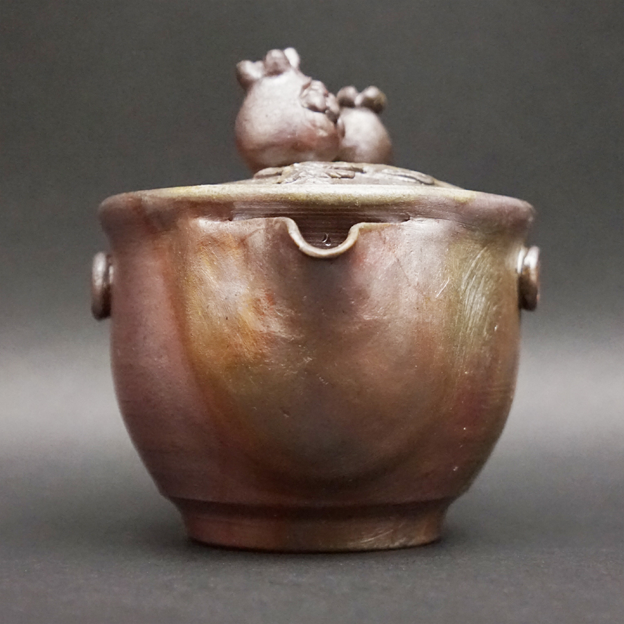 塚元博順作 煎茶道具 備前焼 煎茶器 茶道具 泡瓶 宝瓶 急須 塚元博順作 煎茶道具 備前焼 煎茶器 茶道具 泡瓶 宝瓶 急須
