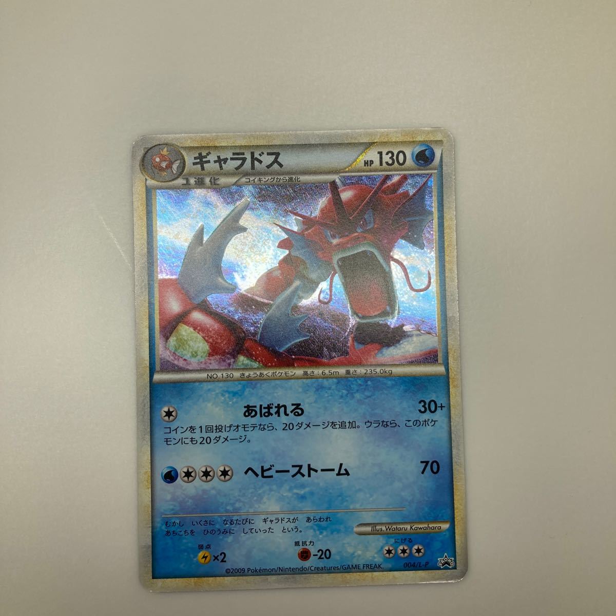 ポケモンカード ギャラドス 004/L-P プロモ 色違い 赤ギャラドス ポケモンカード ギャラドス 004/L-P プロモ 色違い 赤ギャラドス