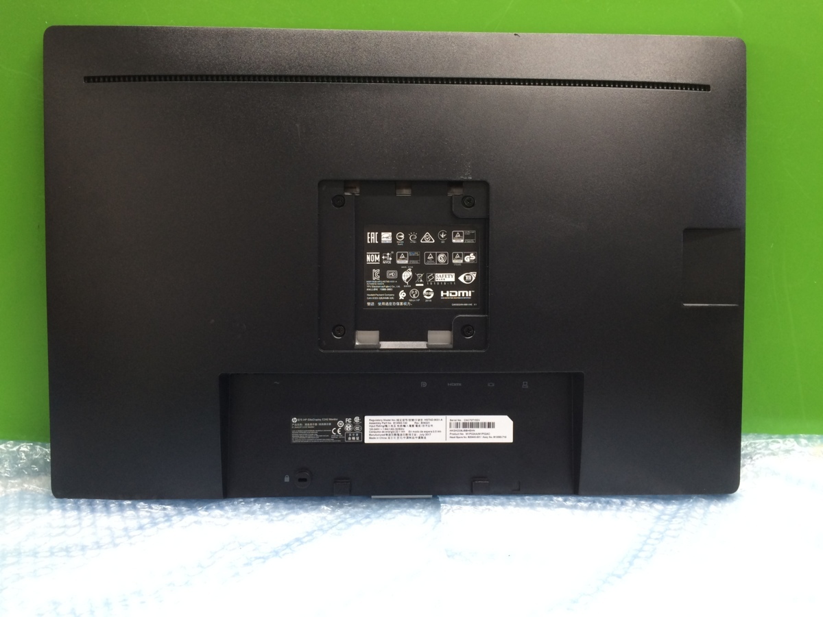 (現状品) 液晶 HP E242 液晶モニター 24インチ 高さ調整 縦回転 (1920x1200) HDMI LED IPS 縦横回転式