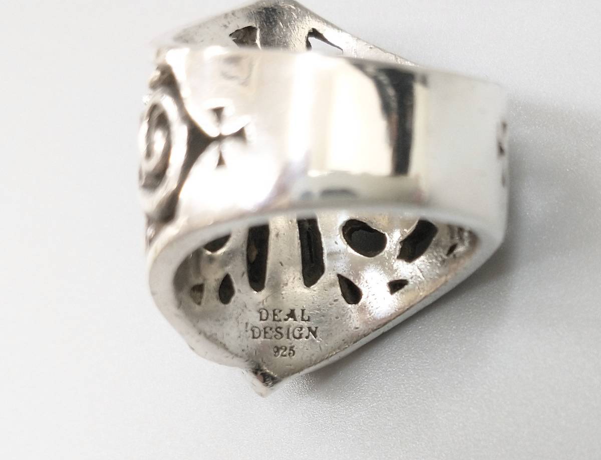DEAL DESIGN/ディールデザイン】シルバー リング 約24号 キング