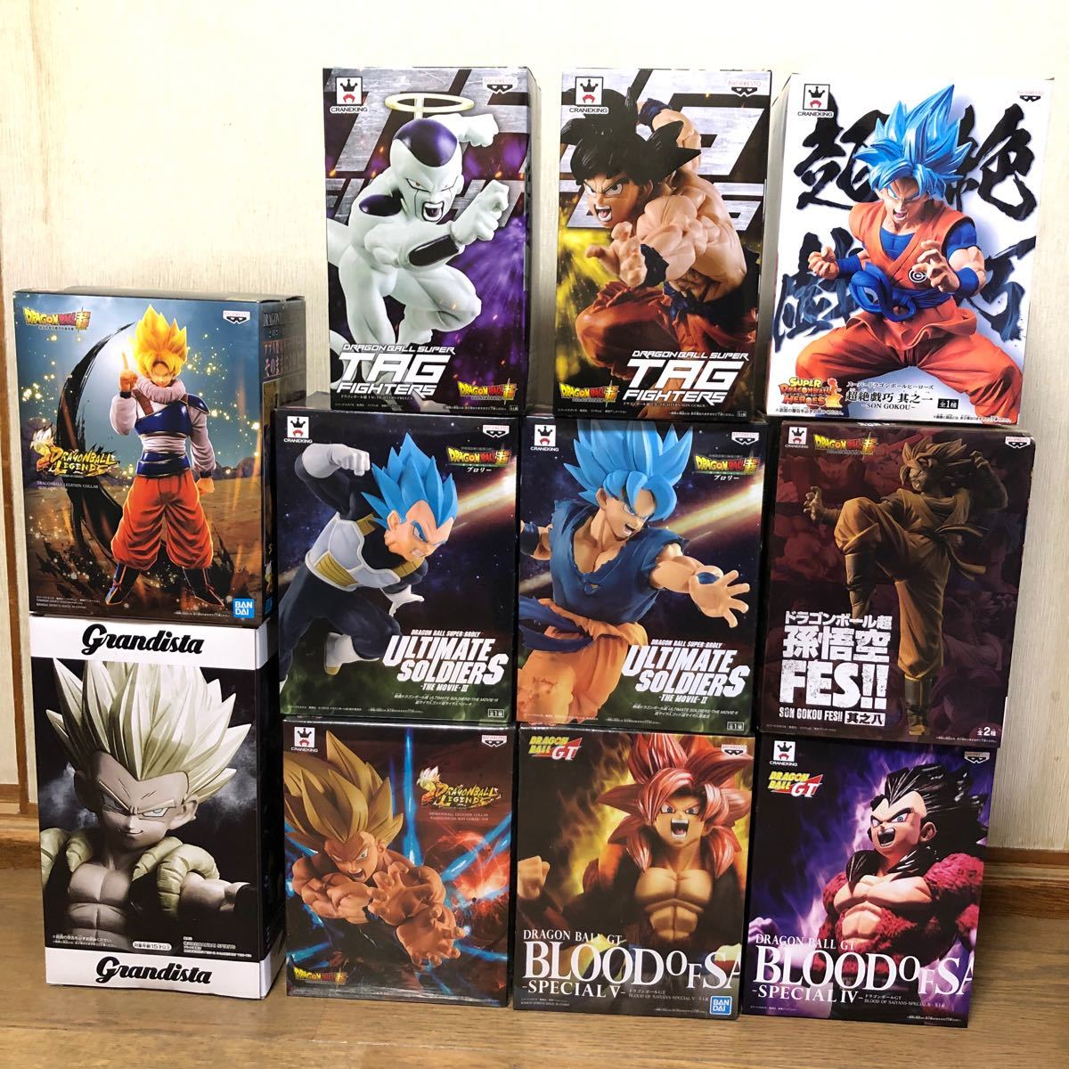 ドラゴンボール フィギュアセット 孫悟空 ベジータ フリーザ ゴジータ