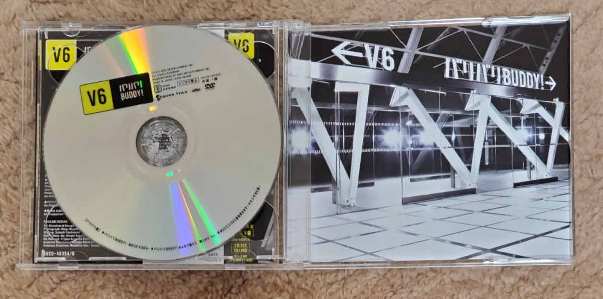 V6「バリバリBUDDY!」初回限定バリバリ盤 CD＋DVD ジャケットAタイプ トニセン カミセン