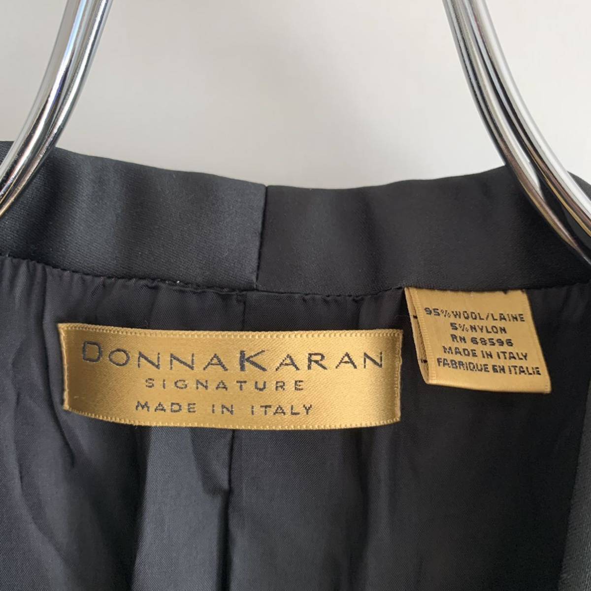 希少】イタリア製 DONNA KARAN SIGNATURE ダナキャラン シグネチャー
